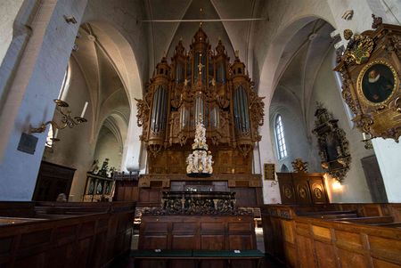 Innere der St. Aegidien in Lübeck
