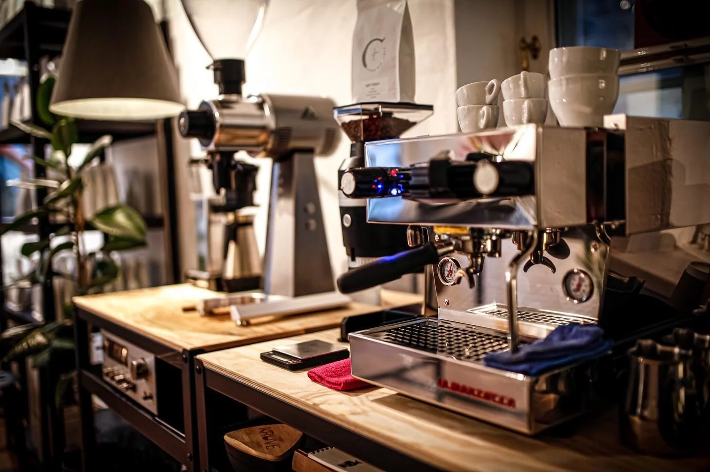 Siebträgermaschine bei Cycle Roasters